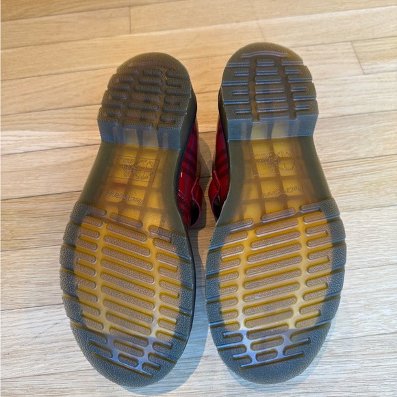 Dr.Marten red plaid Mary Jane shoes - Picture 5 of 6